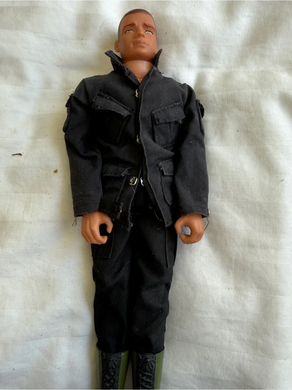 90s 12-inch GI Joe Action Figure in Black Fatigues by 21st Century Toys
